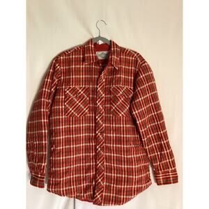 Northwest Territory Red Quilted Flannel Jacket Men’s Large – Retro Cabin-Core